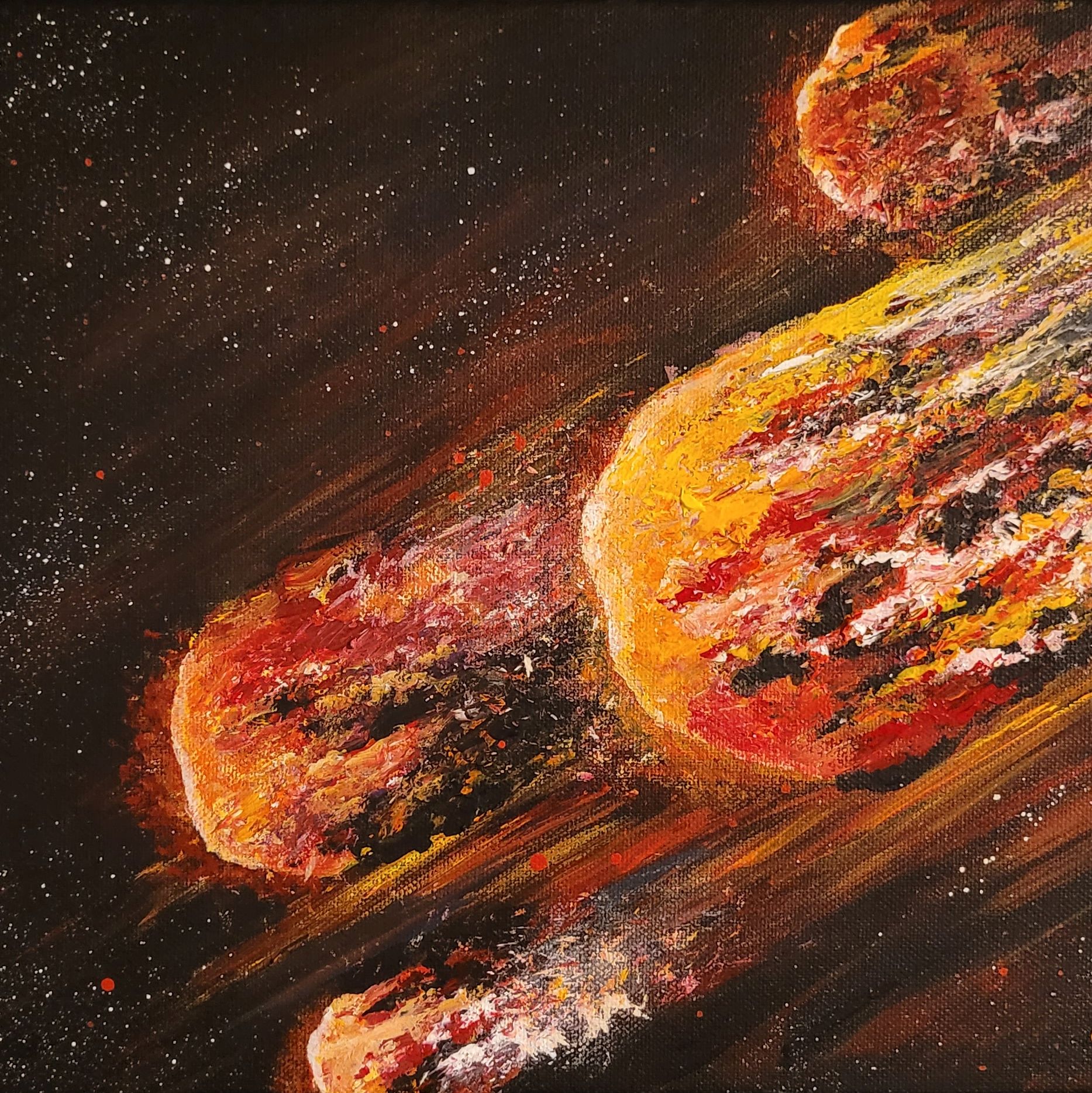 Eilinė diena, 2023, akrilas, 40×30