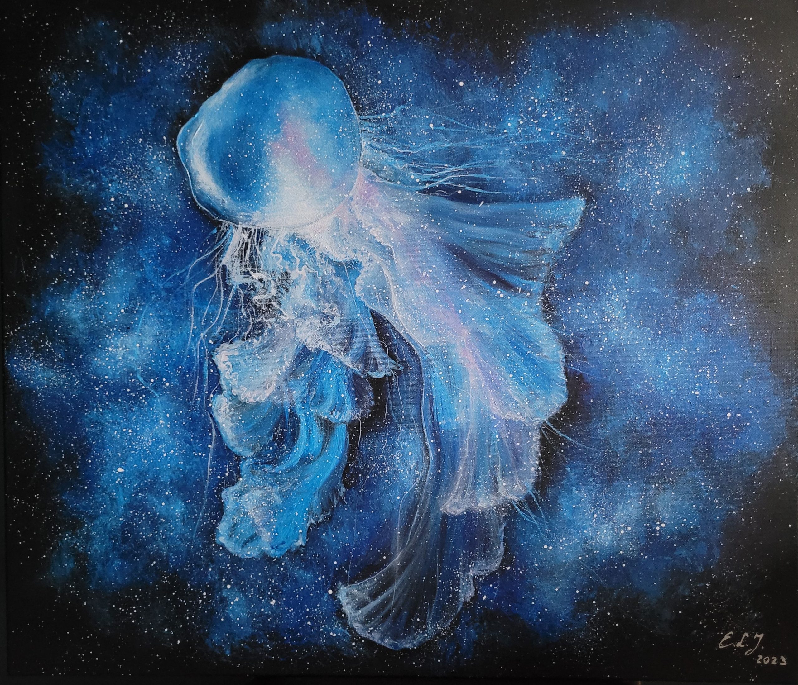 Fantazijos, 2023, akrilas, 70×60
