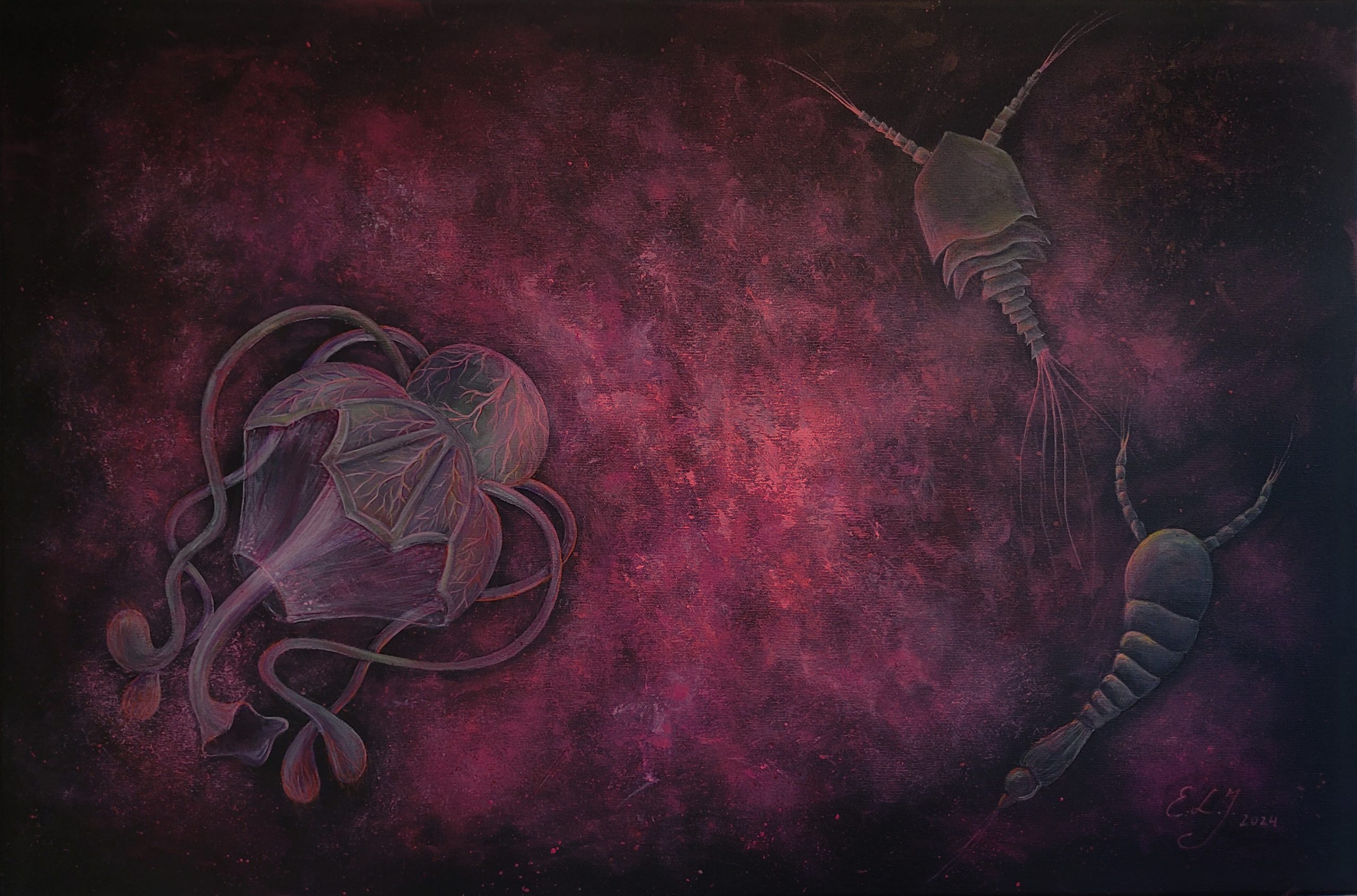 Gyvybė, 2024, akrilas, 90×60