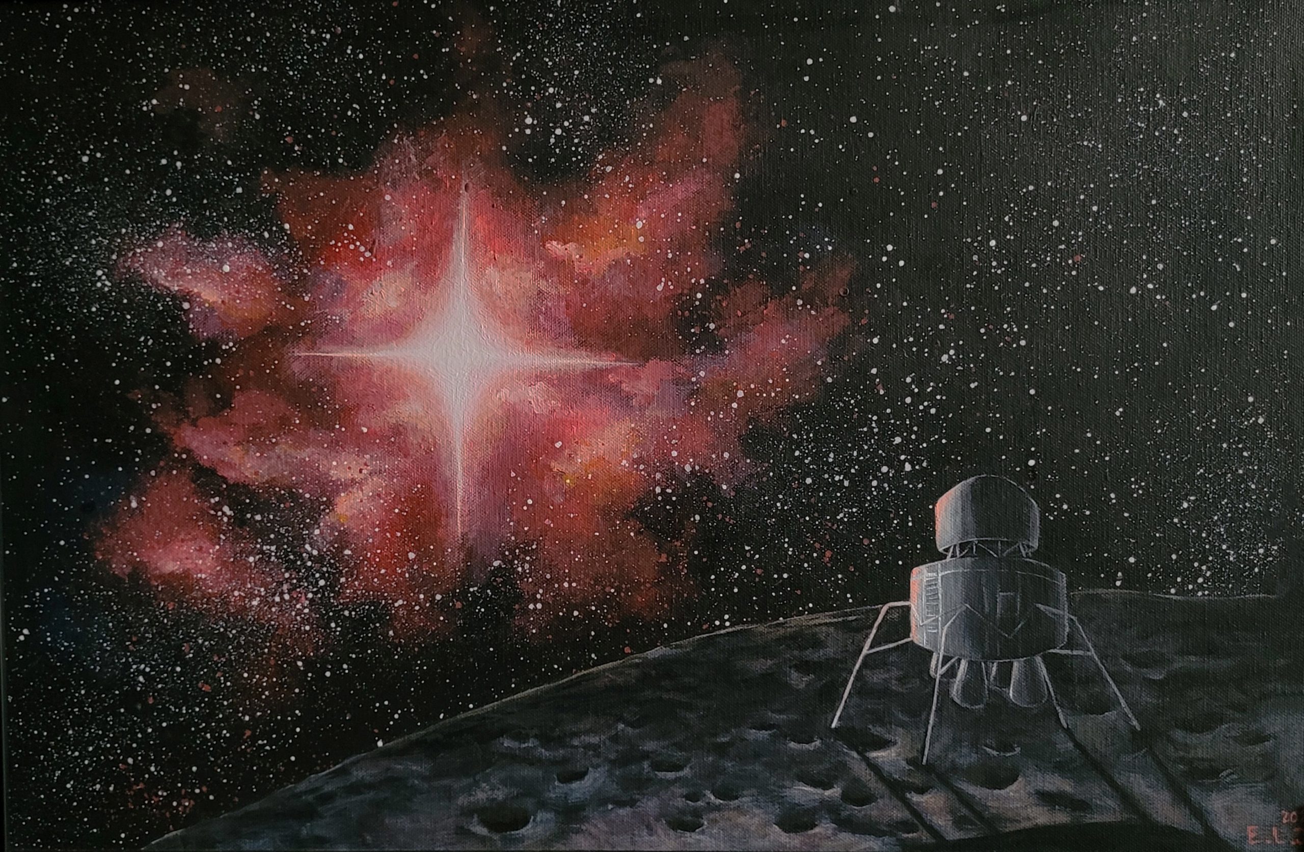 Ilgesys, 2021, akrilas, 60×40