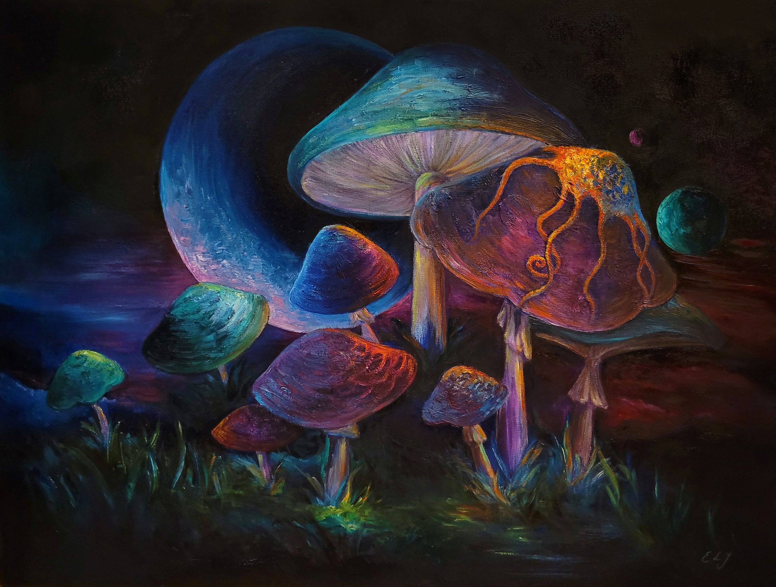 Derlius, 2024, aliejus, 80×60